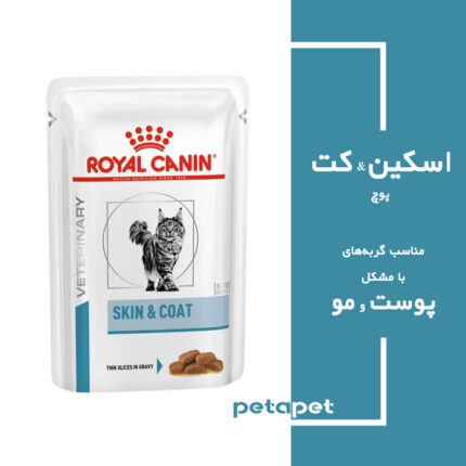 غذای مرطوب (پوچ) گربه اسکین اند کوت رویال کنین